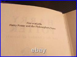 Harry Potter & Chamber of Secrets/J. K. Rowling, 1st Ed, 1st Printing Australian