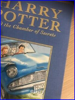 Harry Potter Chamber of Secrets Original Bloomsbury Deluxe Signed 1st Edition HB