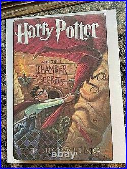 Harry Potter Chamber of Secrets Rowling TRUE 1st State Binder\DJ NO YEAR 2 Badge