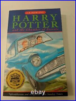 Harry Potter Chamber of Secrets SIGNED UK FIRST EDITION J. K. Rowling 1/1