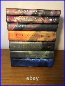 Harry Potter Complete 1998-2007 Original 1st Edition 7 Book Set 6 1st Prints