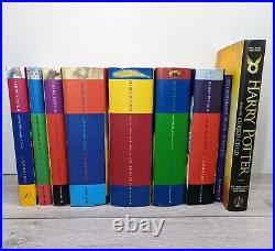 Harry Potter Complete Set Hardback Books J K Rowling plus cursed child quidditch