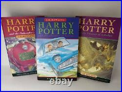 Harry Potter Complete Set Hardback Books by J K Rowling 1st Editions Early Print