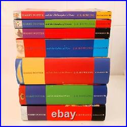 Harry Potter Complete Set of 7 Books by J K Rowling Box Set, Original Editions