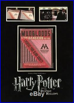 Harry Potter Deathly Hallows original Mudblood Magazine Prop display Last one