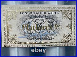 Harry Potter Emma Watson Signed London To Hogwart's Train Ticket, Rare Original
