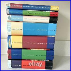 Harry Potter First Edition Hardback Books UK Bloomsbury Complete Set of 7