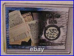 Harry Potter-HBP-Screen Used-Relic-Film-Papers from the Weasley House-Prop Card