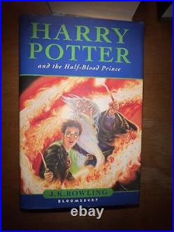 Harry Potter Hardback Books Complete Set of 7 Original Bloomsbury 1st Edition x3