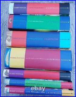 Harry Potter Hardback Books Complete Set of 7 Original Bloomsbury 1st Edition x4