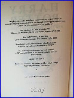 Harry Potter Hardback Complete Set of 7 Original Bloomsbury 1st Edition
