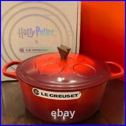 Harry Potter Le Creuset Cocotte Rondo 26cm Cherry Red Limited Edition Rare