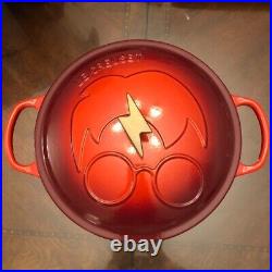Harry Potter Le Creuset Cocotte Rondo 26cm Cherry Red Limited Edition Rare