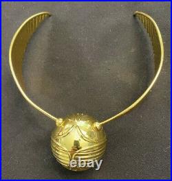 Harry Potter Metal Golden Snitch Music Box Certificate of Authenticity Original