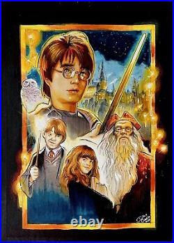 Harry Potter Original Comic Art By Diego Carneiro