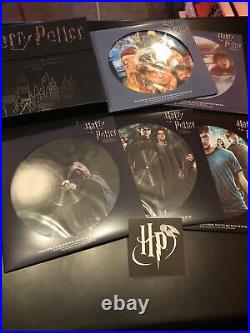Harry Potter Original Motion Picture Soundtracks 1-5 Picture Discs Vinyl Lp NM