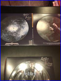 Harry Potter Original Motion Picture Soundtracks 1-5 Picture Discs Vinyl Lp NM