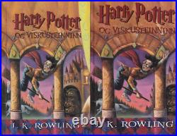 Harry Potter (Philosopher's Stone) (1st Edt 3rd State) in Icelandic super rare