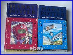 Harry Potter Philosopher's Stone & COS J. K Rowling Set Both 1st PRINTS! 