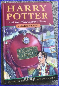 Harry Potter Philosophers Stone HB First Edition 1st 12th Print Uk Bloomsbury
