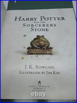 Harry Potter Sorcerers Stone Uncorrected Proof Illustrated Preview Promo Display