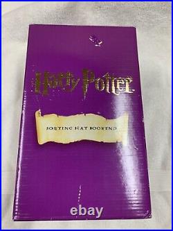 Harry Potter Sorting Hat Bookends Enesco 2000 # 823260 with Original Box