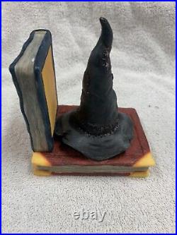 Harry Potter Sorting Hat Bookends Enesco 2000 # 823260 with Original Box