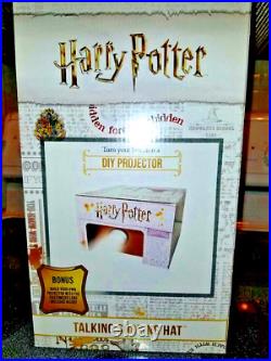 Harry Potter Talking Sorting Hat In Original Box w Bonus DIY Projector NEW
