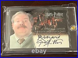 Harry Potter The Dursley Family Autograph Cards Petunia, Vernon & Dudley Artbox