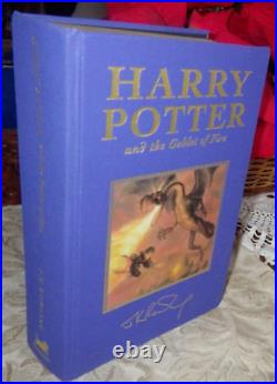 Harry Potter & The Goblet of Fire SIGNED BY J K ROWLING Deluxe 1st Edition 1st P