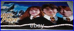 Harry Potter The Sorcerer's Stone 2 Sided Movie Banner Very Rare 48Mino X 29.5