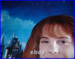 Harry Potter The Sorcerer's Stone 2 Sided Movie Banner Very Rare 48Mino X 29.5