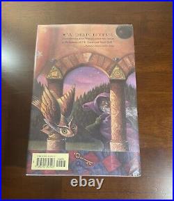 Harry Potter & The Sorcerer's Stone Hardcover HC 1st Edition 4th Printing 1998