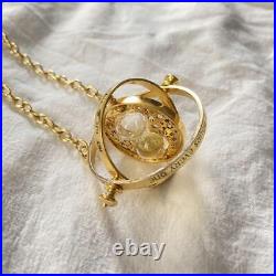 Harry Potter Time Turner Necklace UNIVERSAL STUDIOS JAPAN with original case USED