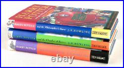 Harry Potter Trilogy Ted Smart Hardback Books 2nd/1st/1st Editions