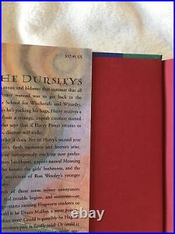 Harry Potter and The Chamber of Secrets 1st American Edition 1st Printing RARE