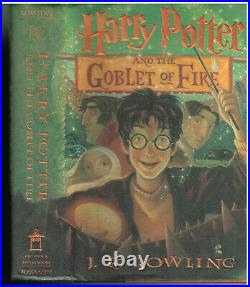 Harry Potter and The Goblet Of Fire 2000 First Pr withjacket Halloween Book