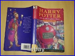 Harry Potter and. The. Philosopher Stone 1997 1st Edition 1st Print Hardback