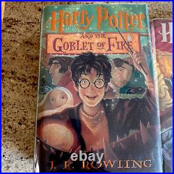 Harry Potter and The Sorcerer's Stone, Goblet of Fire, Chamber, Azkaban HC 1st