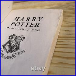 Harry Potter and the Chamber Of Secrets J. K Rowling FIRST 1st EDITION 1st PRINT