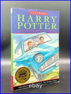 Harry Potter and the Chamber of Secrets 1ST EDITION 1st Print Rowling 1998