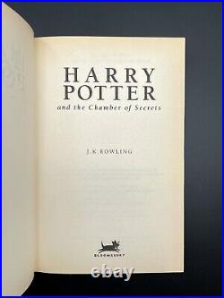 Harry Potter and the Chamber of Secrets 1ST EDITION 3rd Print Rowling 1998
