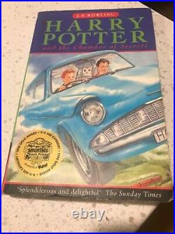 Harry Potter and the Chamber of Secrets 1st British Edition 1st Print, ERROR