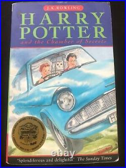 Harry Potter and the Chamber of Secrets 1st British Edition 1st Print ERROR VGC