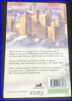 Harry Potter and the Chamber of Secrets 1st British Edition 1st Print ERROR VGC