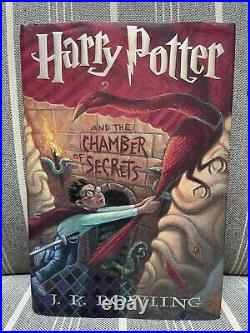 Harry Potter and the Chamber of Secrets First Edition First Printing HC/DJ RARE