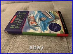 Harry Potter and the Chamber of Secrets, JK Rowling, first edition, first print