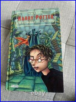 Harry Potter and the Chamber of Secrets, JK Rowling, signed German edition