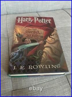 Harry Potter and the Chamber of Secrets, JK Rowling signed Scholastic book plate