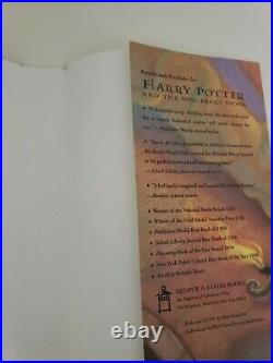 Harry Potter and the Chamber of Secrets true First Edition with all pts & errors